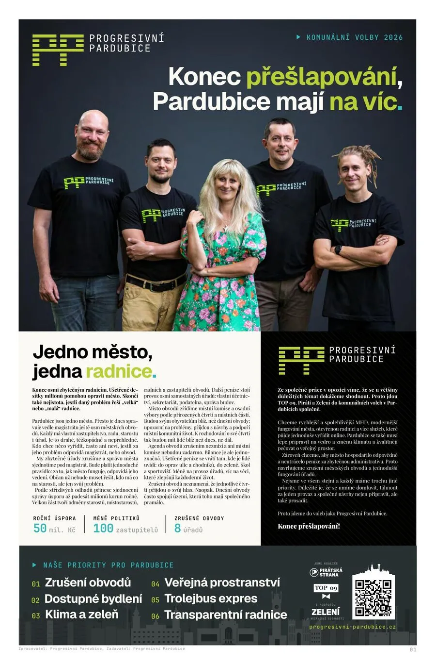 Titulní strana: Progresivní listy